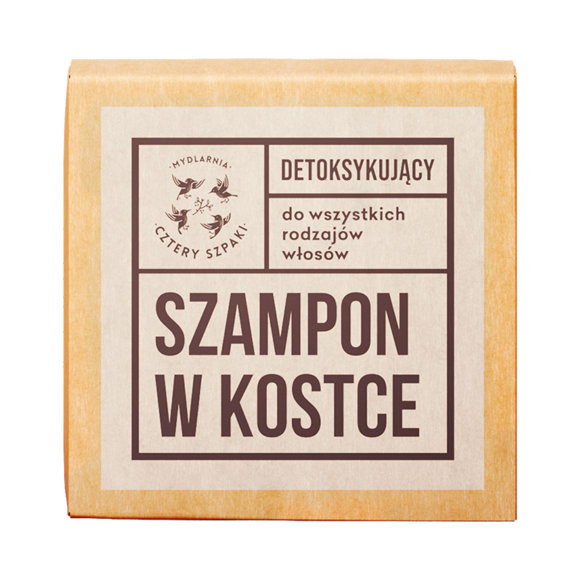 Mydlarnia Cztery Szpaki, Detoksykujący szampon w kostce, 75 g zdjęcie