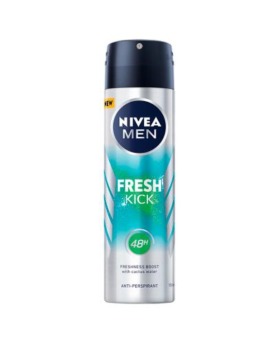 Nivea Men Fresh Kick Antyperspirant - 150 ml - cena, opinie, właściwości zdjęcie