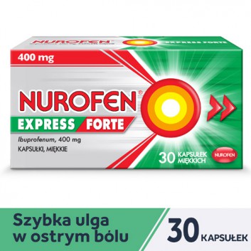 Nurofen Express Forte 400mg 30 kapsułek miękkich