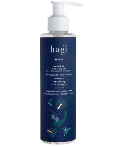 Hagi Men Naturalny żel do mycia twarzy orzeźwiający Ahoj Kapitanie, 200 ml  zdjęcie