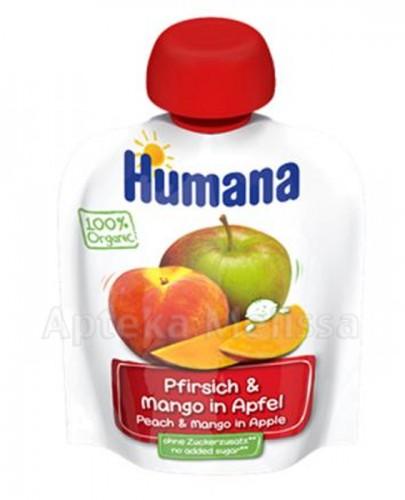 Humana Organic mus owocowy brzoskwinia i mango w jabłku po 8 miesiącu 90 g zdjęcie