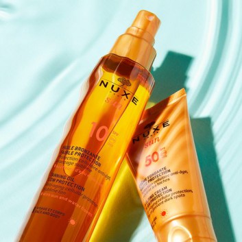 NUXE Sun Olejek do opalania twarzy i ciała SPF10, 150 ml