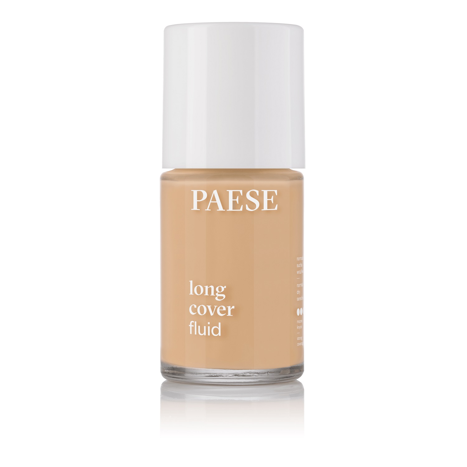 Paese Long cover fluid 2,5 Ciepły Beż, 30 ml zdjęcie