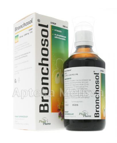 Bronchosol (218 mg+0,989 mg)/5ml syrop 200 ml zdjęcie