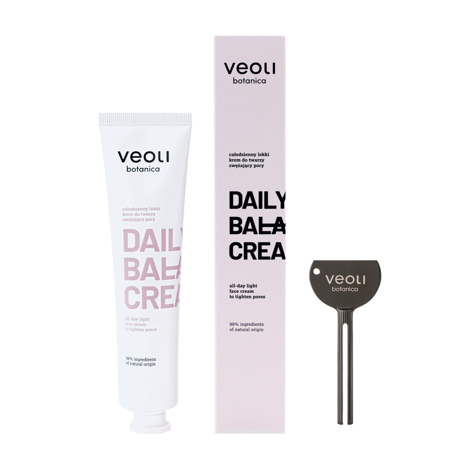 Veoli Botanica Daily Balance Cream Całodzienny lekki krem do twarzy zwężający pory, 75 ml