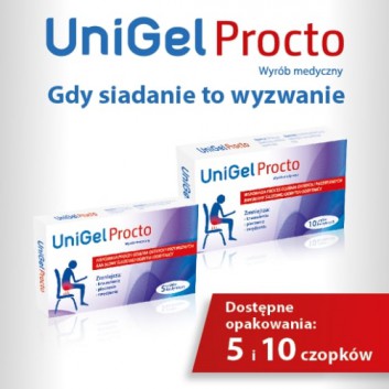 UniGel Procto czopki doodbytnicze 5 sztuk