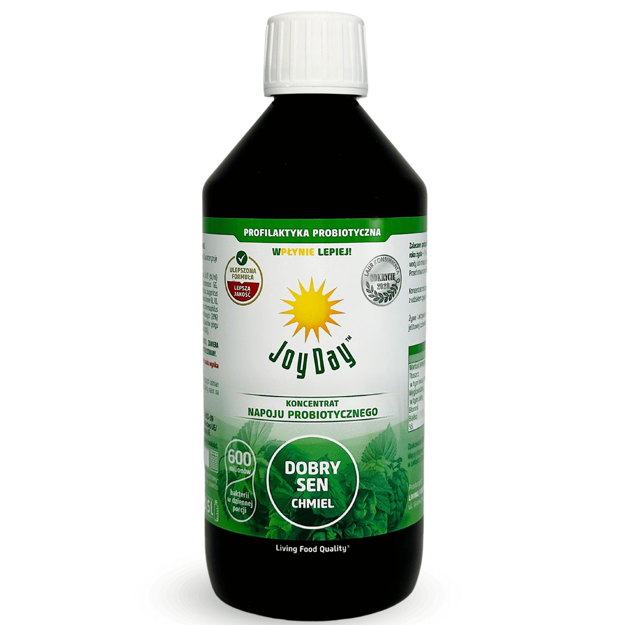 Joy Day Eko koncentrat napoju probiotycznego Chmiel 500 ml zdjęcie
