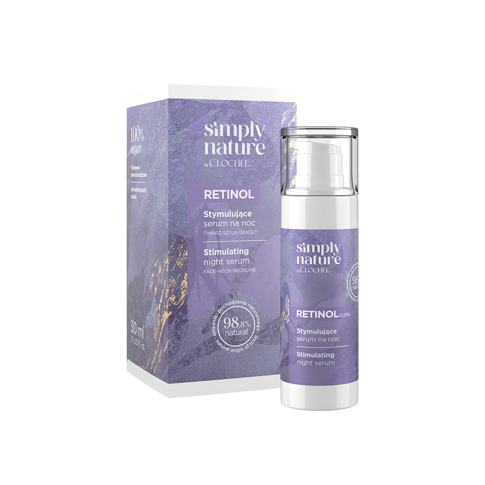 Clochee Simply Nature Stymulujące serum na noc, 30 ml zdjęcie