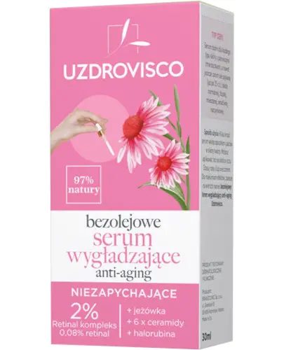 Uzdrovisco bezolejowe serum wygładzające anti-anging 30 ml zdjęcie