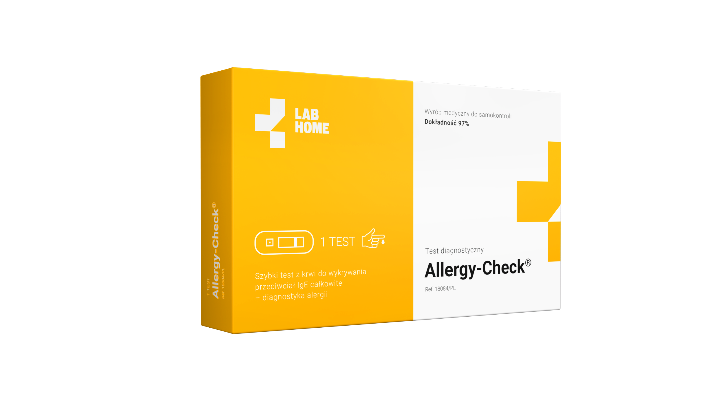ALLERGY-Check Test na pasożyty i alergię, test IgE z krwi, 1 sztuka zdjęcie