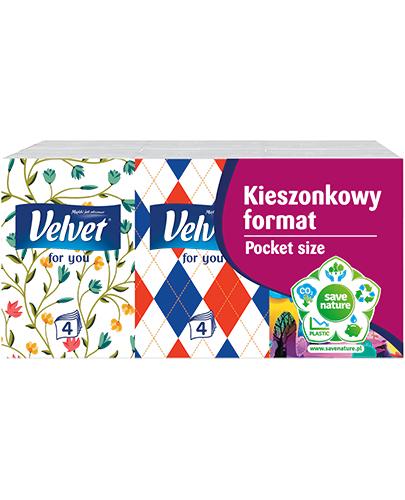 Velvet Chusteczki higieniczne kieszonkowy format, 6 x 7 sztuk zdjęcie