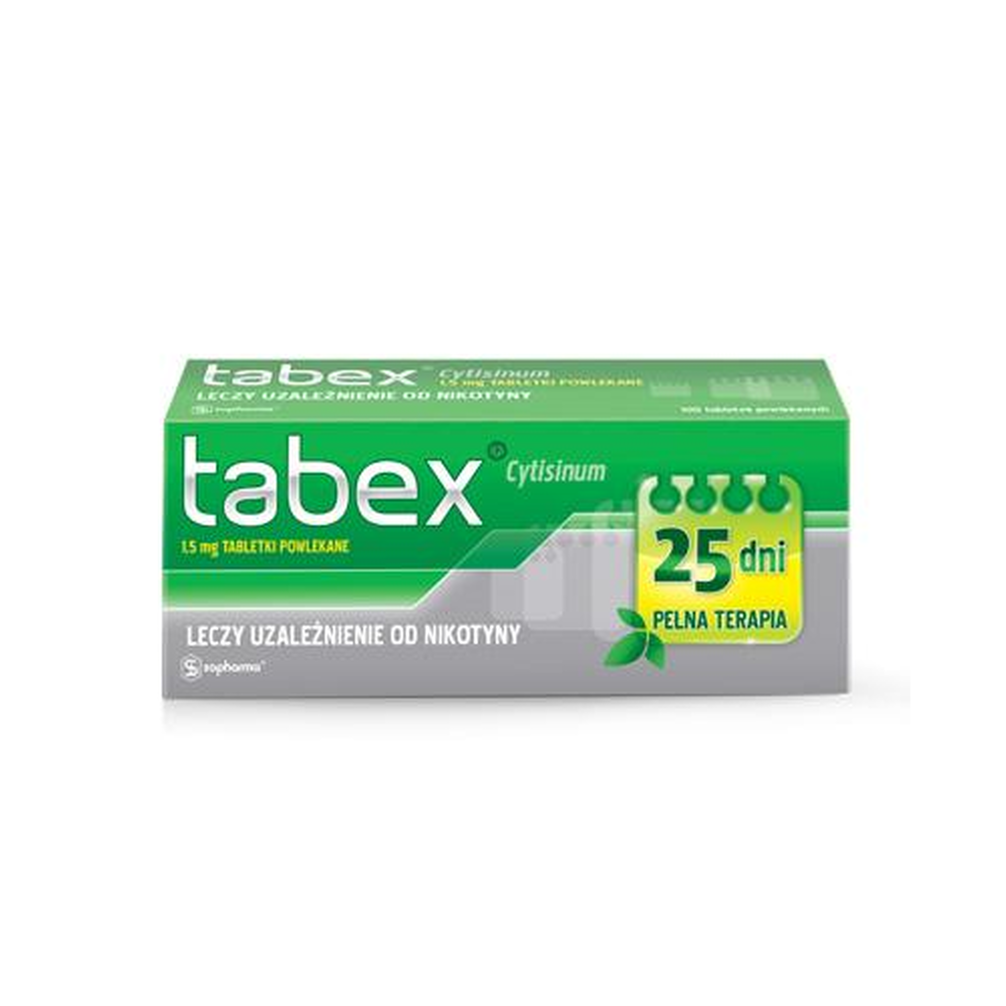 Tabex, 1,5 mg, 100 tabletek powlekanych  zdjęcie