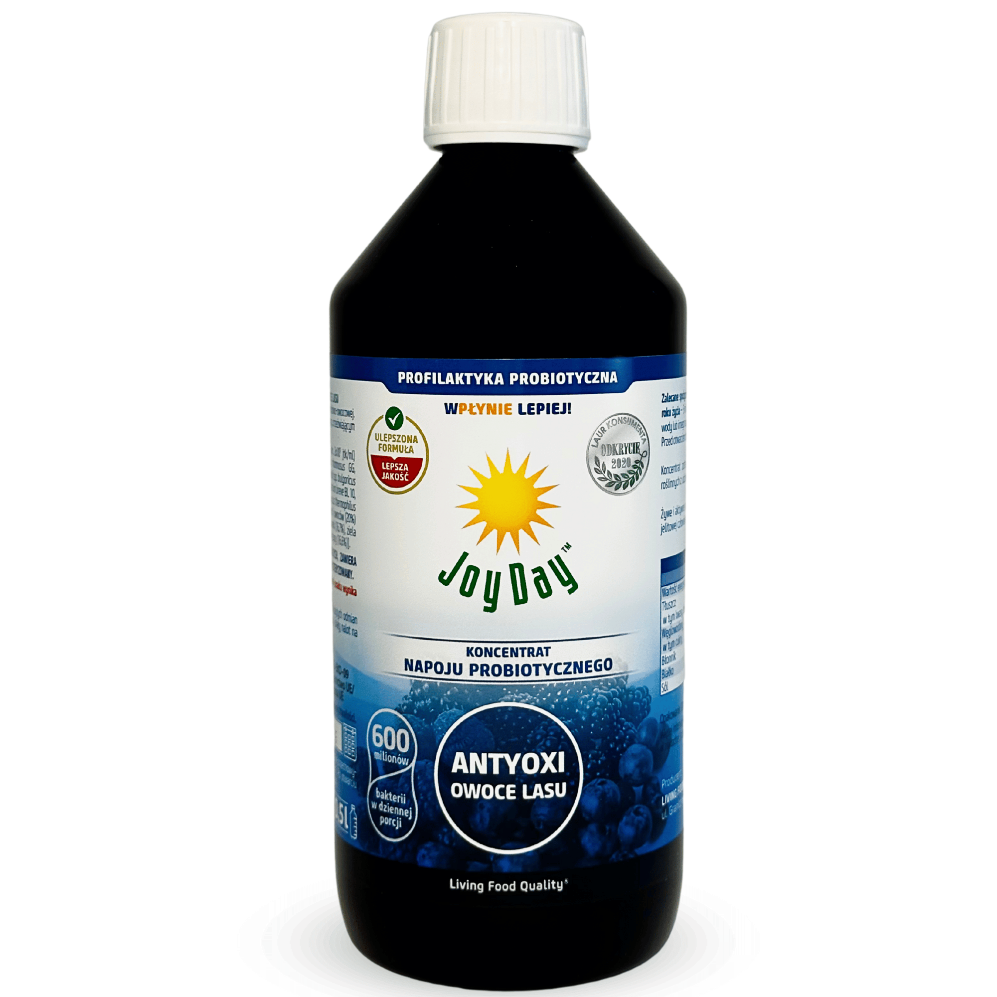 JOY DAY BIO OWOCE LASU Koncentrat napoju probiotycznego - 500 ml zdjęcie