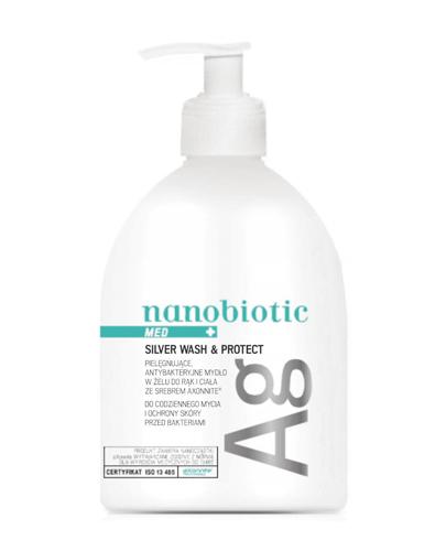 Nanobiotic Med Silver Wash & Protect mydło w żelu do rąk i ciała 500 ml zdjęcie