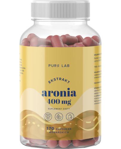 Pure Lab Ekstrakt z aronii czarnoowocowej 400 mg, 170 kapsułek zdjęcie