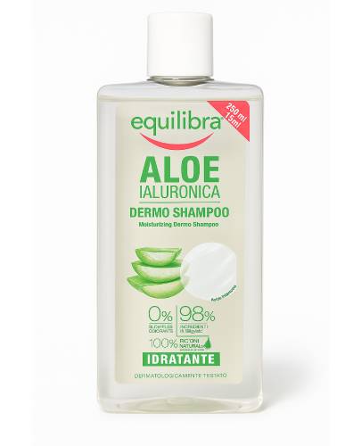 Equilibra, szampon nawilżający, aloes i kwas hialuronowy, 265 ml zdjęcie