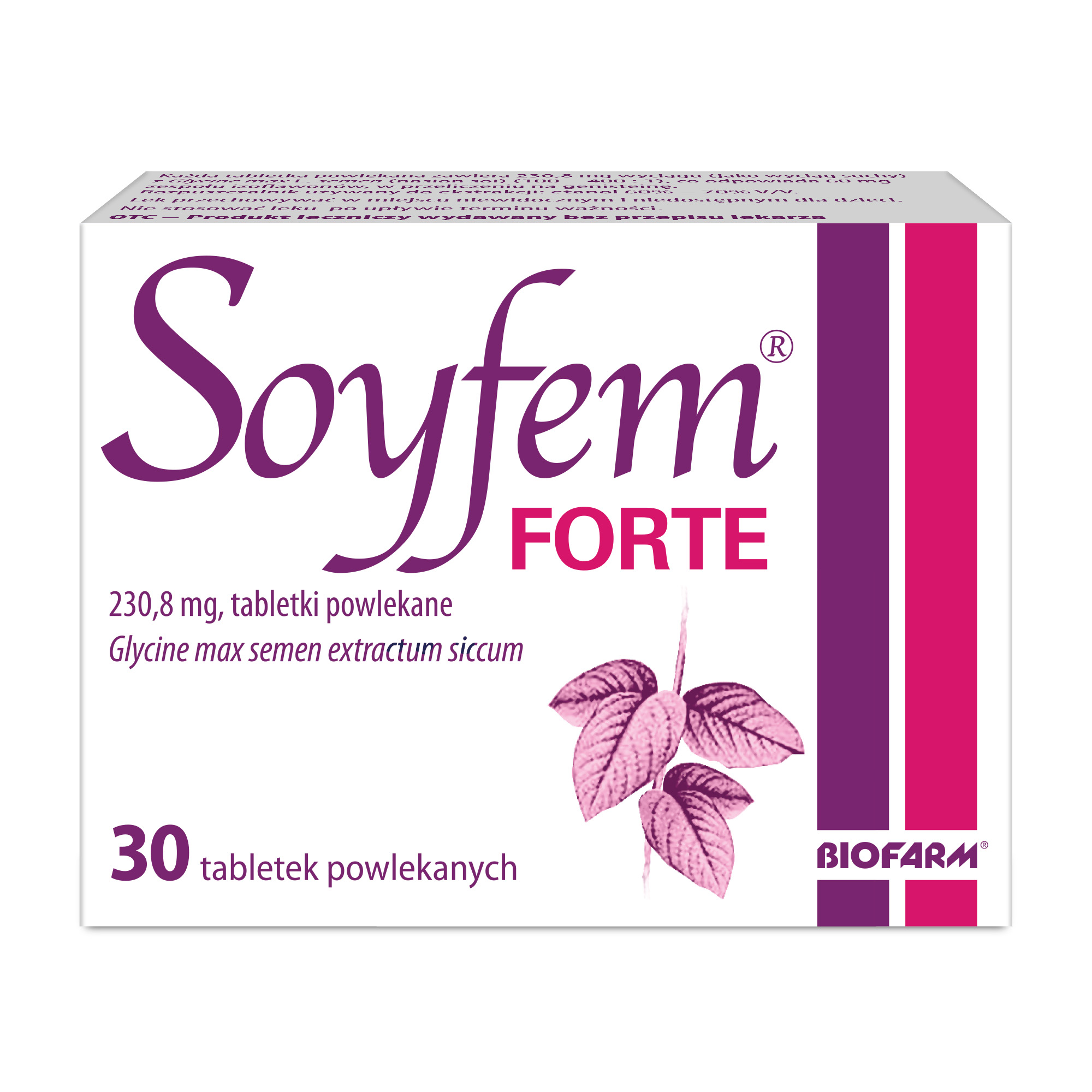 Soyfem forte, 230,8 mg, tabletki powlekane, 30 sztuk zdjęcie