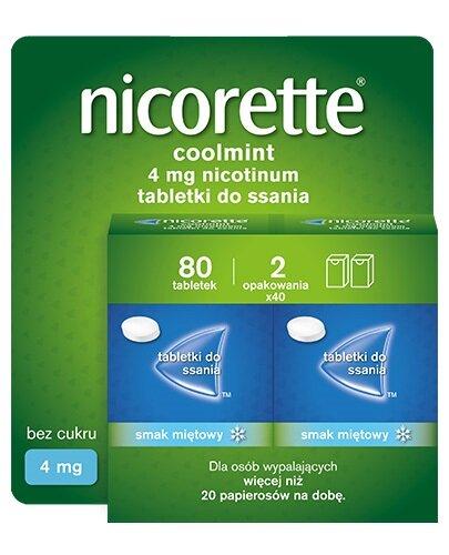 Nicorette Coolmint 4 mg 80 tabletek do ssania zdjęcie