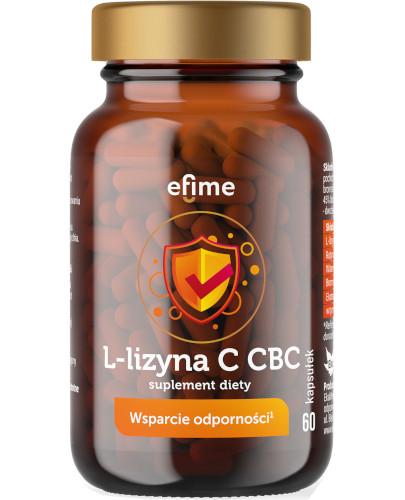 Efime L-Lizyna C CBC 60 kapsułek zdjęcie