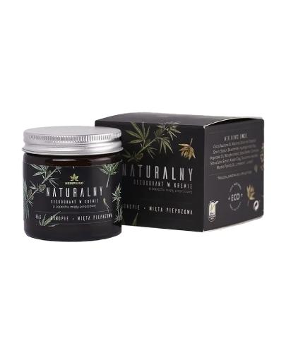 Hempking, Naturalny dezodorant w kremie, mięta pieprzowa, 65 g zdjęcie