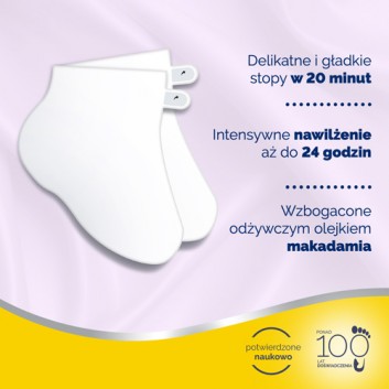 Scholl PediMask skarpetki nawilżające do stóp z olejkiem lawendowym SPA 1 para