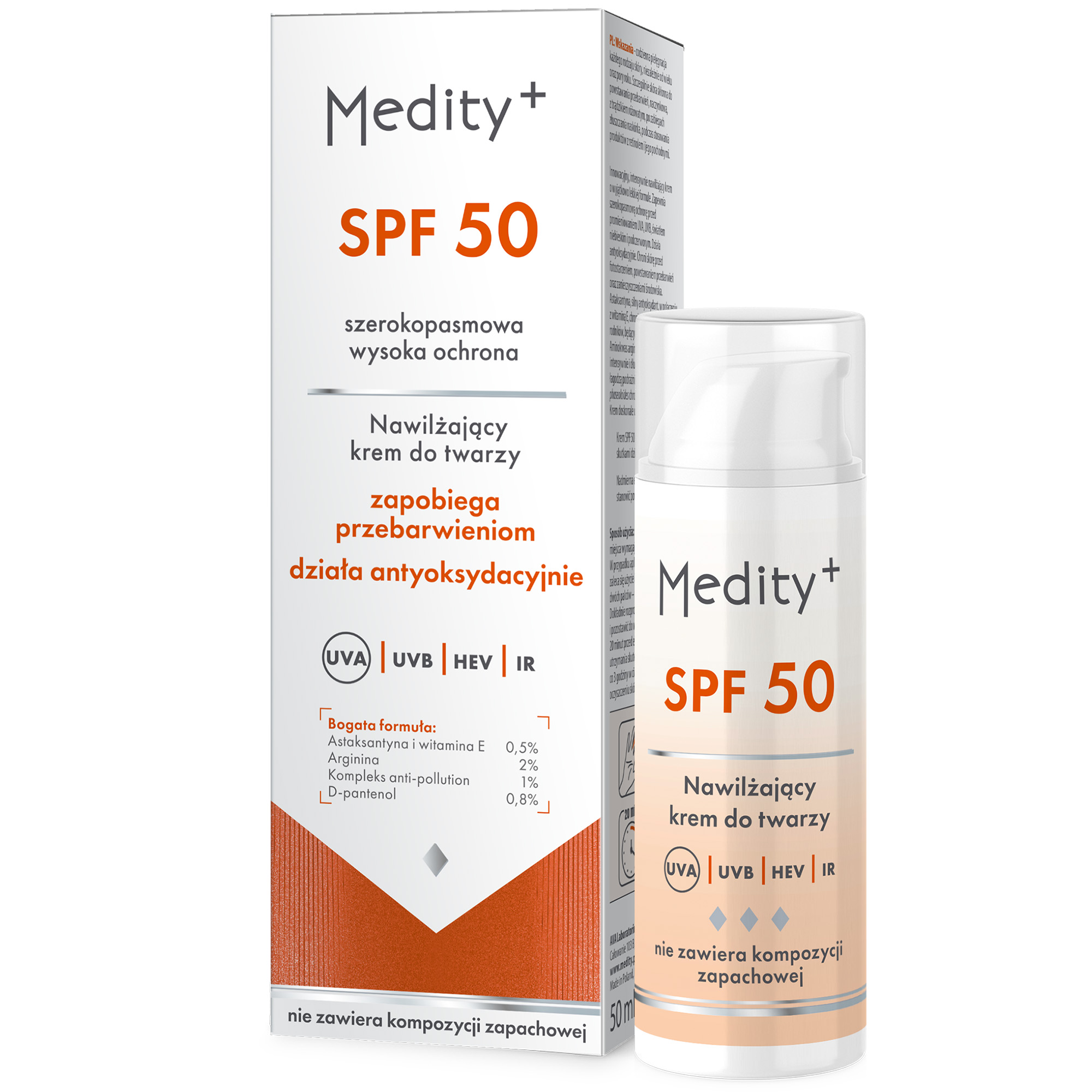 Ava Medity+ SPF 50 nawilżający krem do twarzy, 50 ml zdjęcie