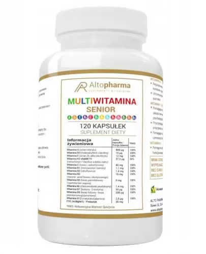 Altopharma Multiwitamina Senior 120 kapsułek zdjęcie