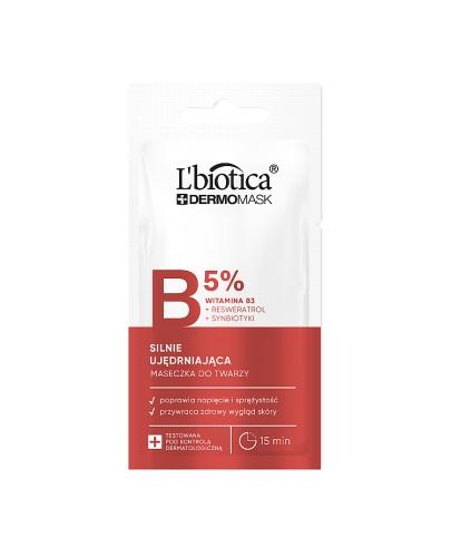 L'Biotica Dermomask Maseczka do twarzy silnie ujędrniająca z witaminą B3, 8 ml zdjęcie