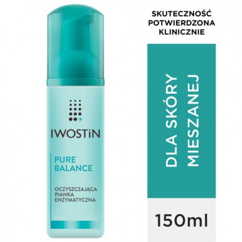 Iwostin Pure Balance oczyszczająca pianka enzymatyczna 150 ml