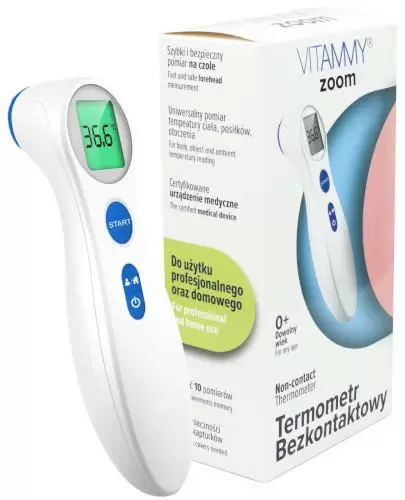 Vitammy Zoom termometr bezdotykowy 1 sztuka zdjęcie