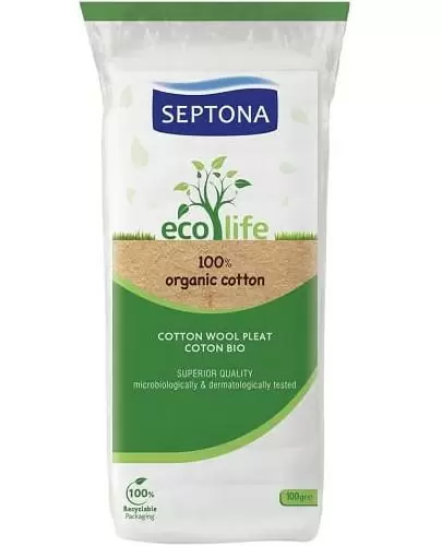 Septona EcoLife wata z bawełny organicznej 100 g zdjęcie