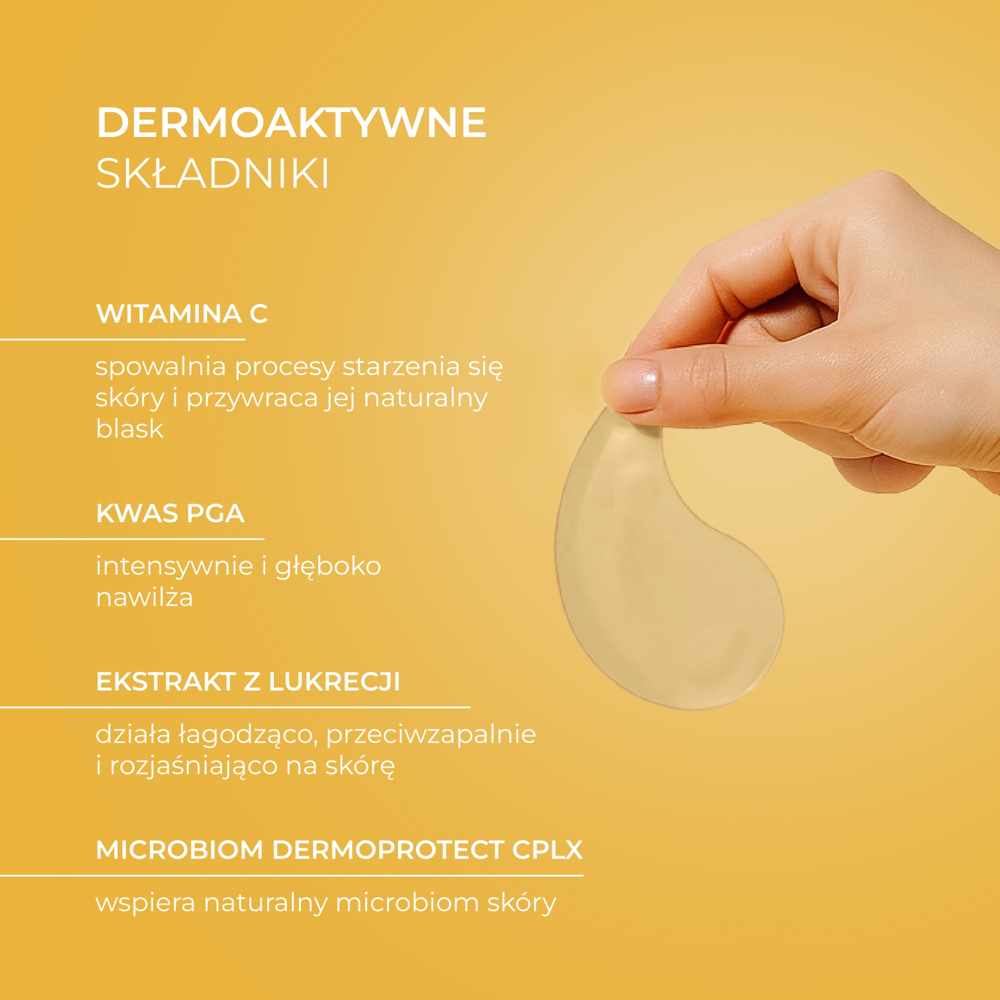 L'biotica, Hydrożelowe Płatki pod oczy z witaminą C, 1 para