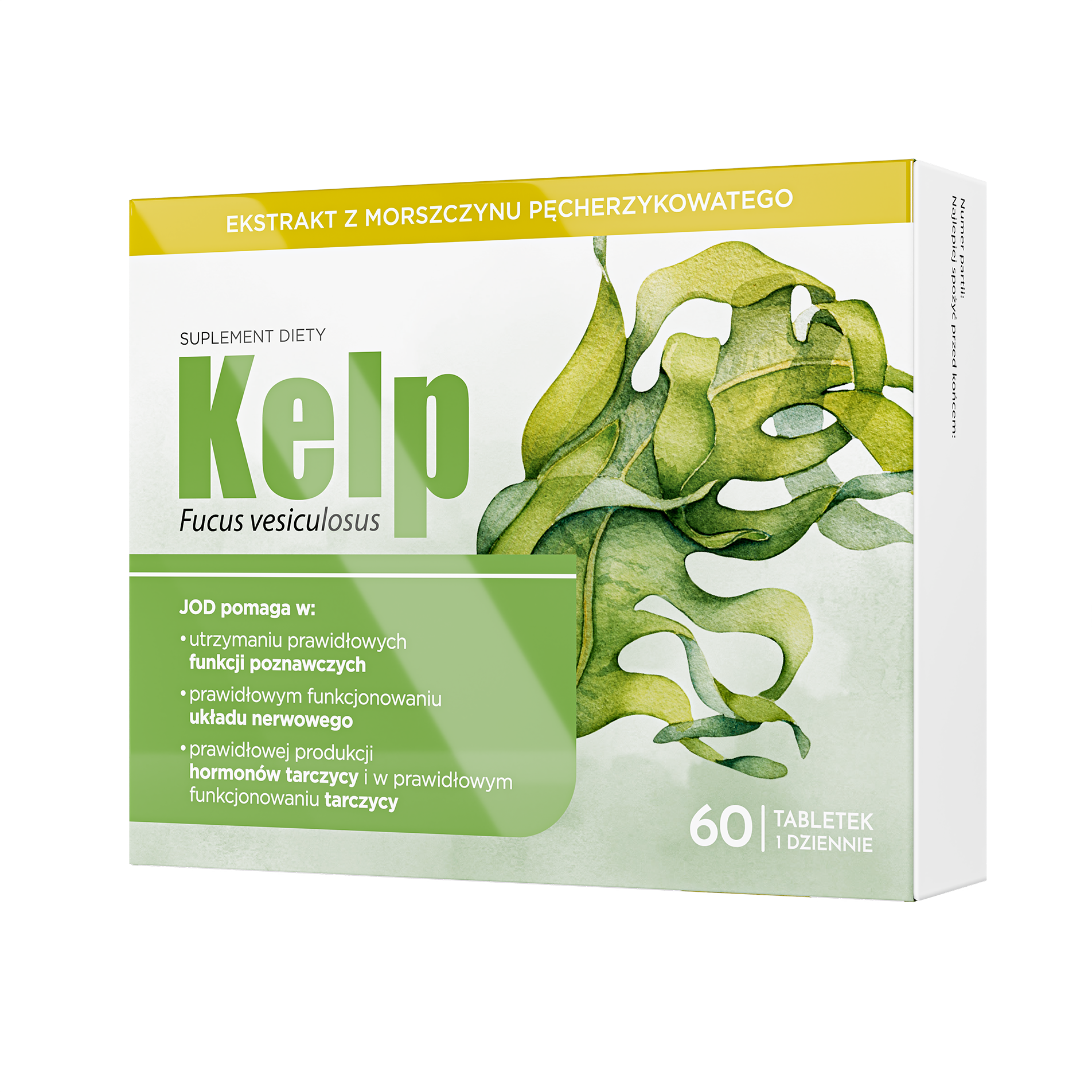 Nature Pharm KELP Jod 150 mg, 60 tabletek