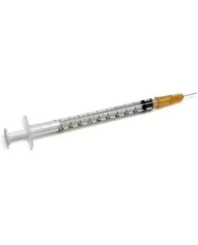 Strzykawka insulinowa KD-JECT III 0,30x12,7mm z wtopioną igłą 1 sztuka zdjęcie