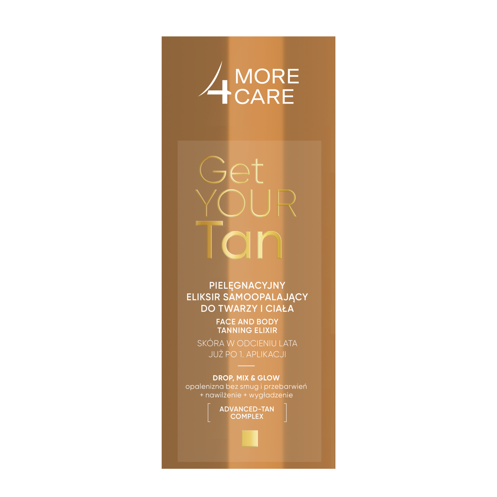More4Care Get Your Tan eliksir samoopalający do twarzy i ciała, 15 ml zdjęcie