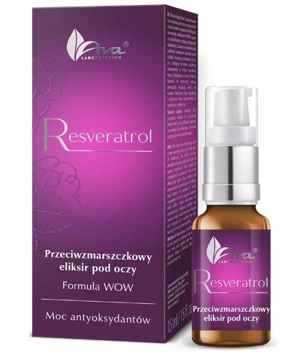 Ava Resveratrol Moc Antyoksydantów Formuła Wow Eliksir przeciwzmarszczkowy pod oczy, 15 ml zdjęcie
