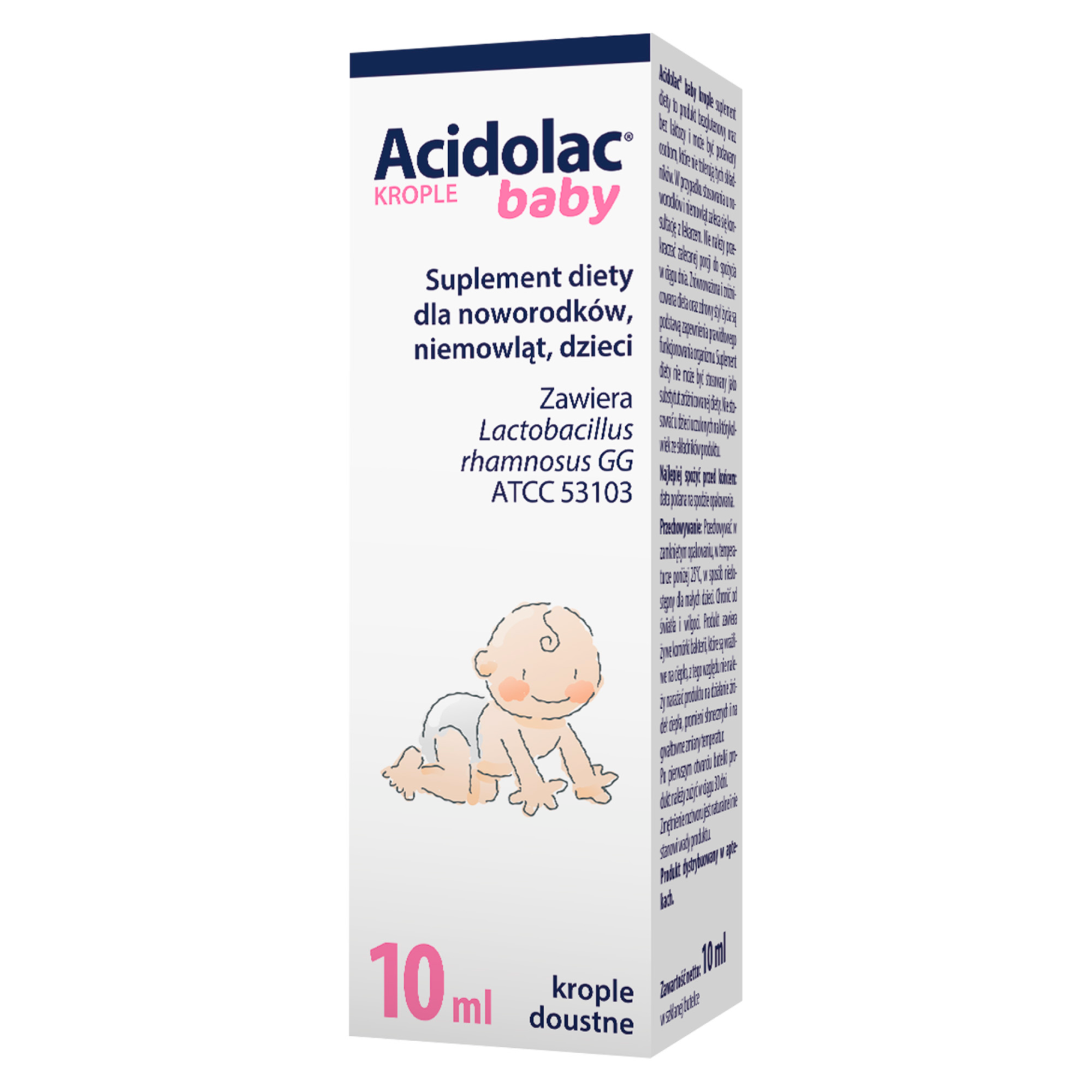Acidolac baby krople - 10 ml - cena, opinie, składniki
