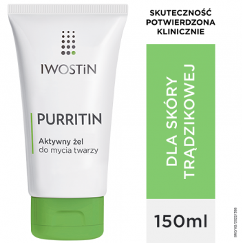 Iwostin Purritin aktywny żel do mycia twarzy 150 ml