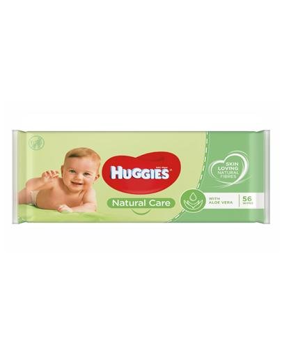 HUGGIES NATURAL CARE Chusteczki nawilżane, 56 sztuk zdjęcie