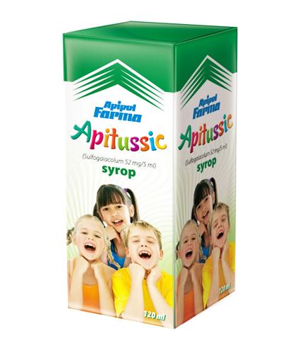 APITUSSIC Syrop o działaniu wykrztuśnym, 120 ml, cena, opinie, właściwości zdjęcie