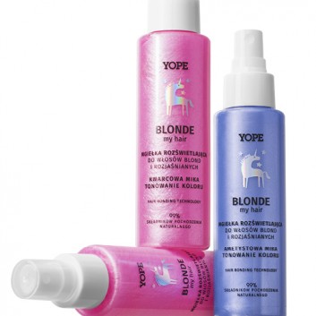 Yope Blonde my hair mgiełka rozświetlająca do włosów blond i rozjaśnianych 100 ml