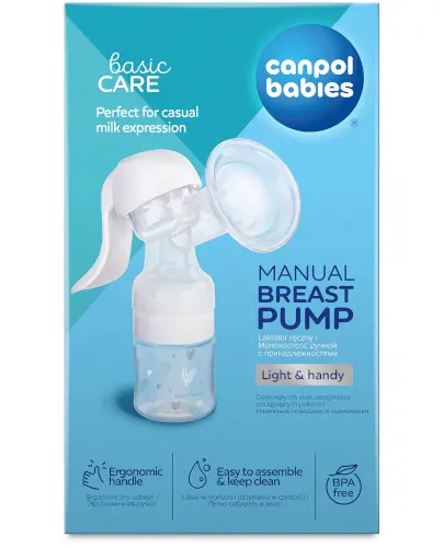 Canpol Babies Laktator ręczny Basic 1 sztuka [12/216] zdjęcie