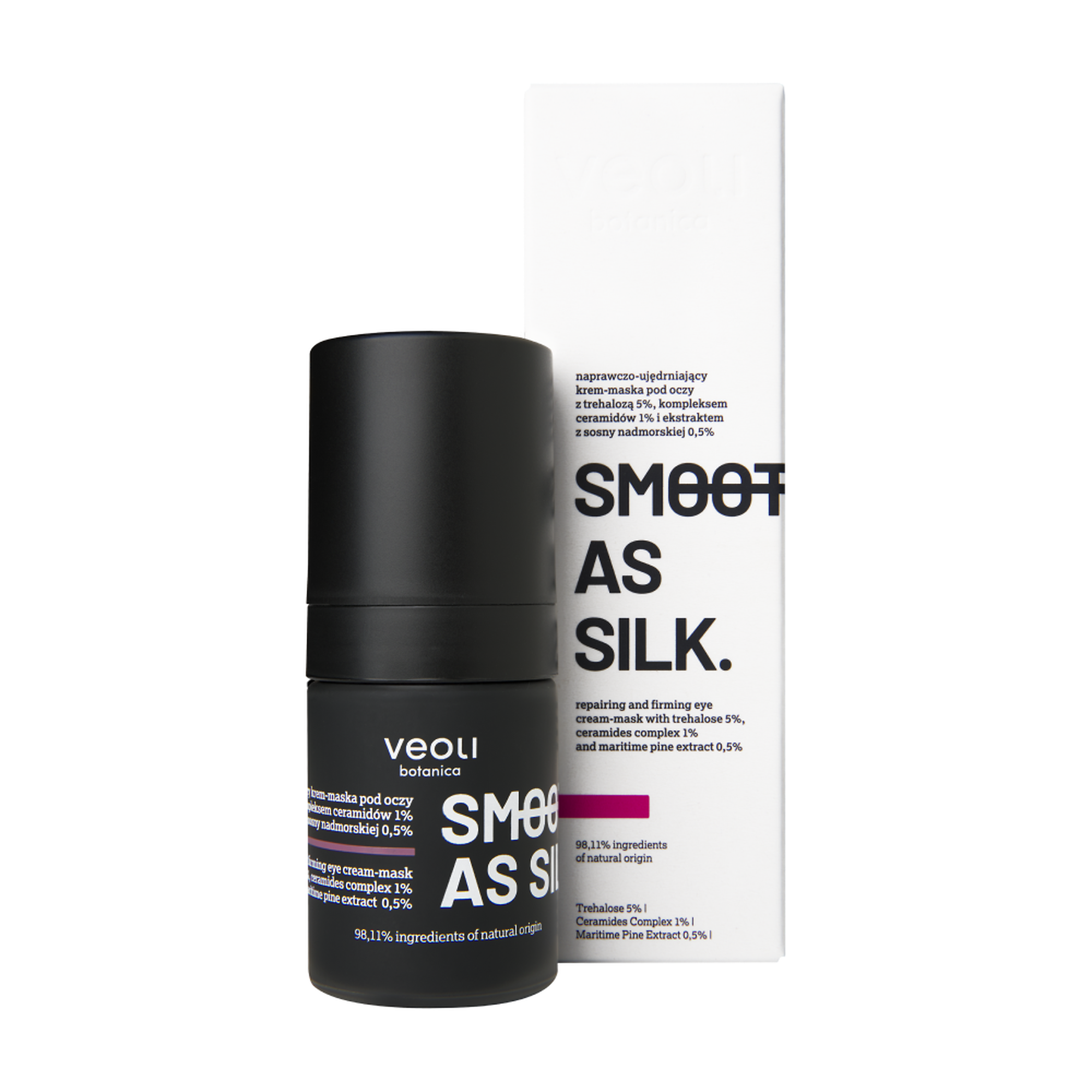 Veoli Botanica, naprawczo-ujędrniający krem-maska pod oczy, 15 ml zdjęcie