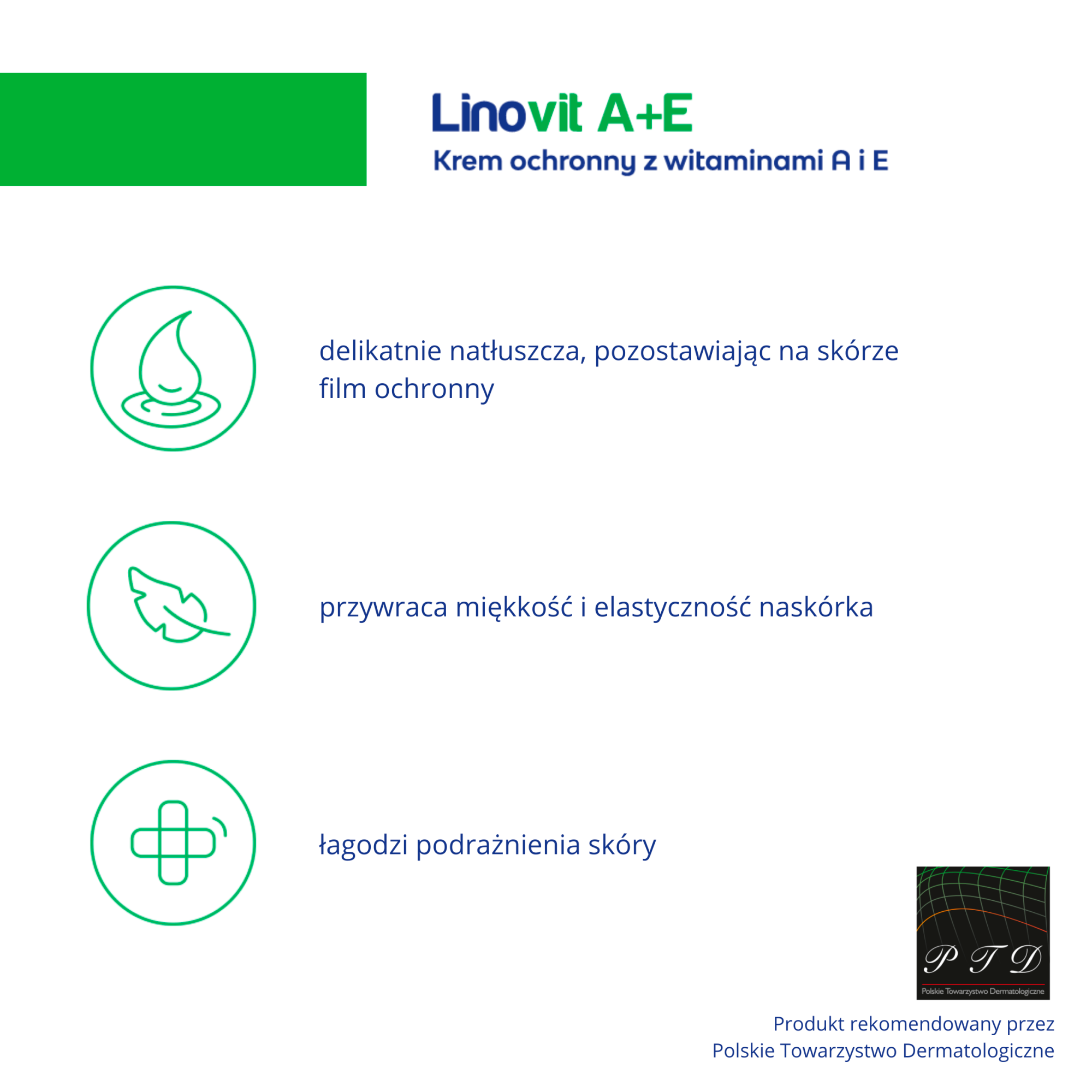 LINOVIT A+E Krem ochronny - 50 g