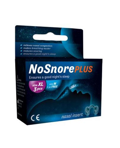 NoSnore Plus Wkładki do nosa rozmiar XL - 3 szt. - cena, opinie, właściwości zdjęcie
