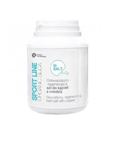 Invex Remedies Sport Line Organic Silica Odkwaszająco - Regenerująca sól do kąpieli z miedzią - 1500 g  zdjęcie