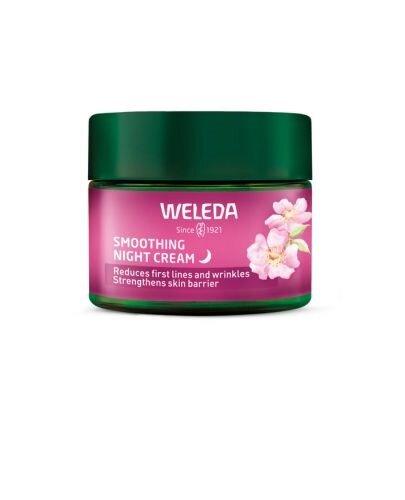 Weleda Krem wygładzający na noc z dziką różą i białą herbatą, 40 ml zdjęcie