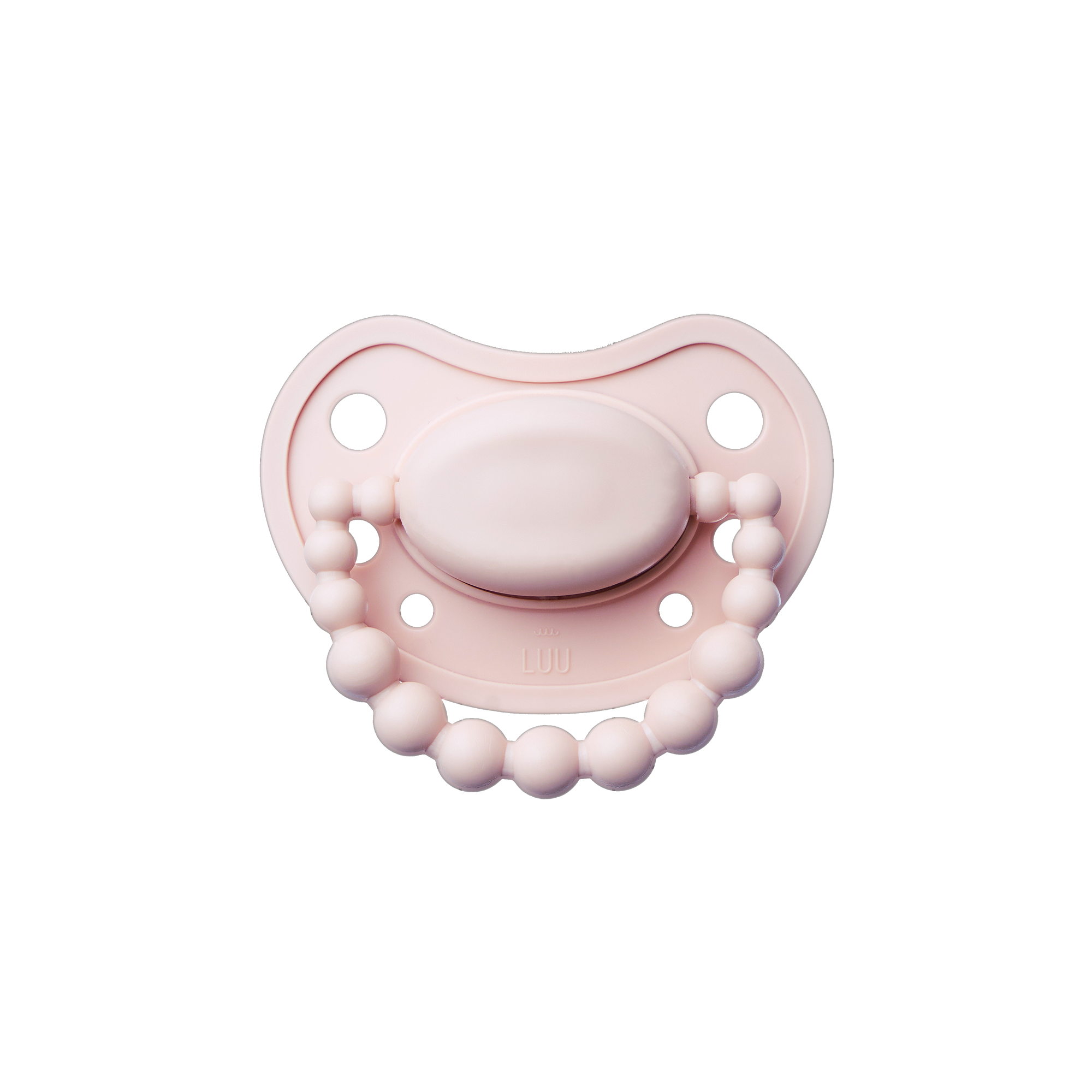 LUU Kids Smoczek pozycjonujący Velvet Blush 0-3 m, 1 sztuka zdjęcie