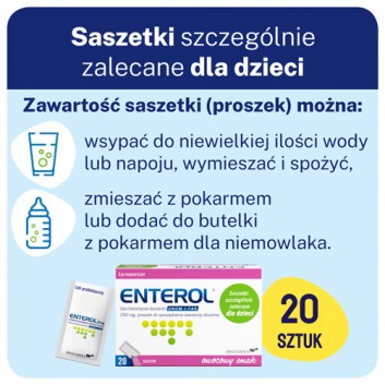 Enterol 250 mg 20 saszetek
