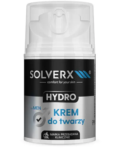 Solverx Hydro For Men krem do twarzy 50 ml zdjęcie
